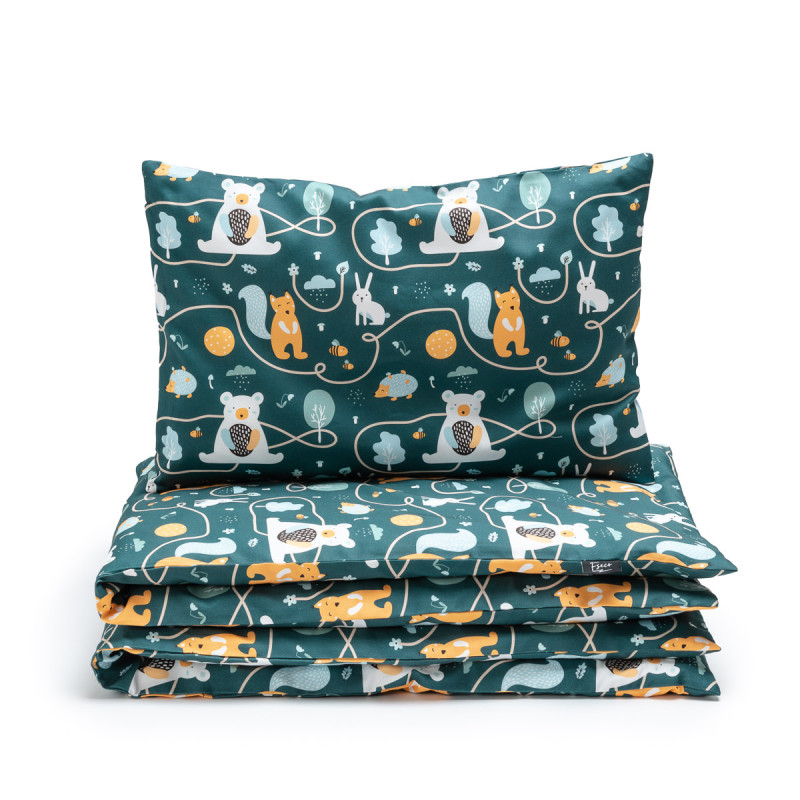 T-TOMI Povlečení do postýlky Animal friends