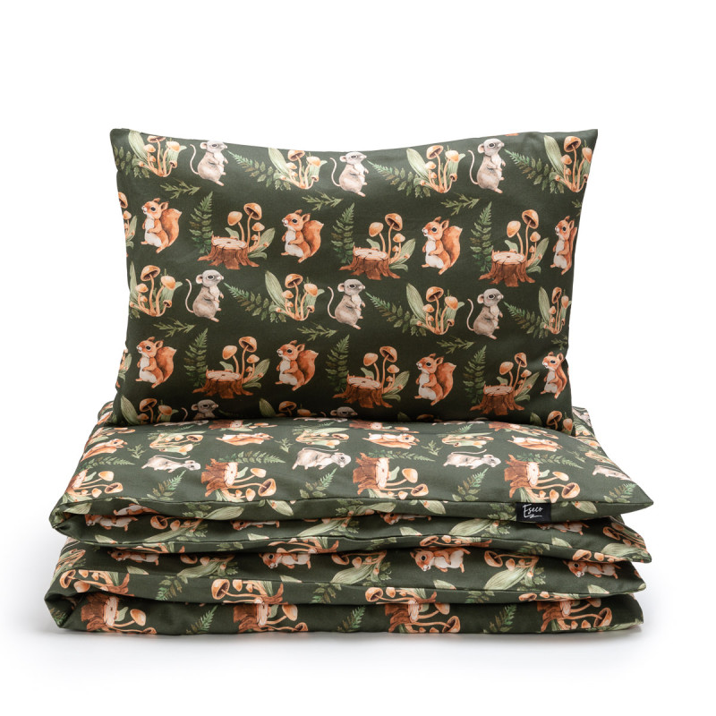 T-TOMI Povlečení do postýlky Forest kingdom