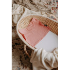 T-TOMI Mušelínová plena pod hlavičku Pink