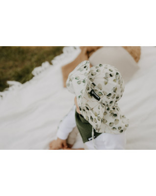 T-TOMI Mušelínový klobouček Eucalyptus (6-12 měsíců)