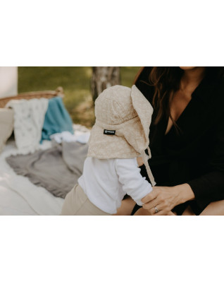 T-TOMI Mušelínový klobouček Lemonade (0-6 měsíců)