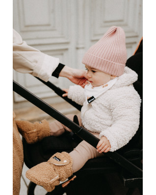 T-TOMI Capáčky TEDDY Brown (3-6 měsíců) WARM