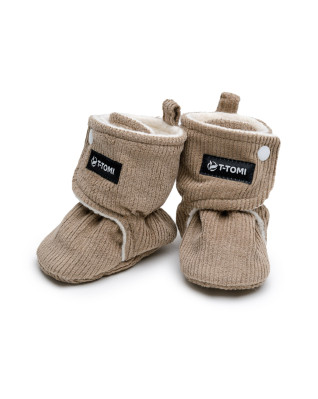 T-TOMI Capáčky Caramel (0-3 měsíce) WARM