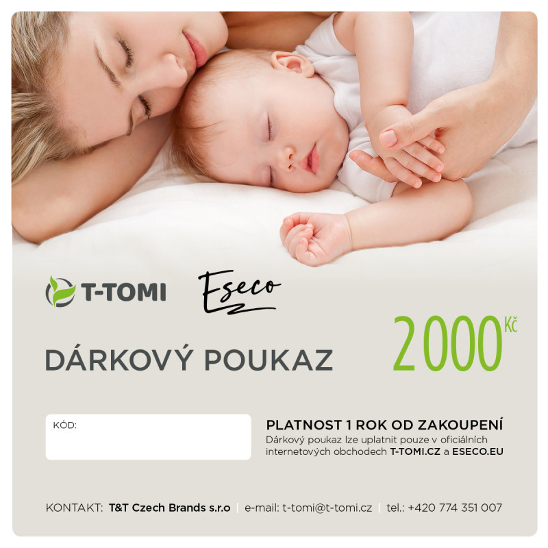 T-TOMI Dárkový poukaz 2000