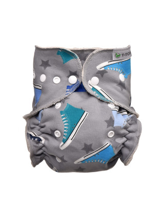 T-TOMI Kalhotková plena - přebalovací set patentky Trainers  