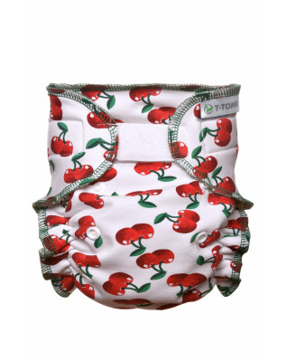 T-TOMI Kalhotková plena - přebalovací set suchý zip Cherries  