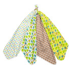 T-TOMI Látkové pleny Green elephants 