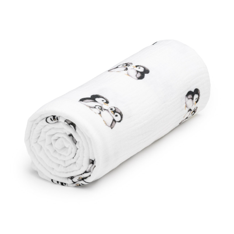 T-TOMI Mušelínová osuška Penguin