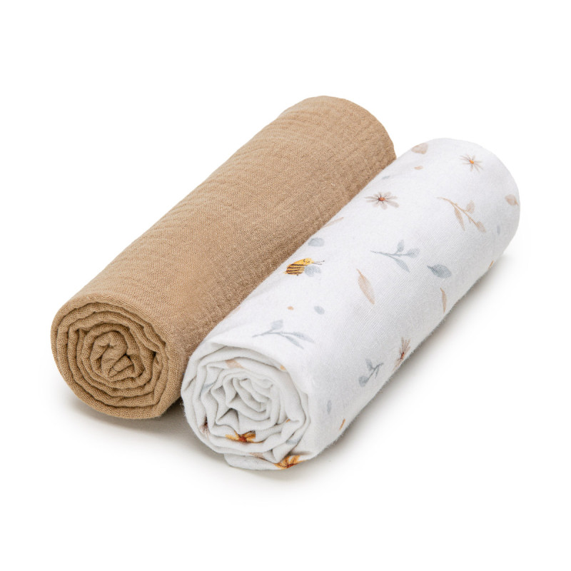 T-TOMI Mušelínové pleny Bee