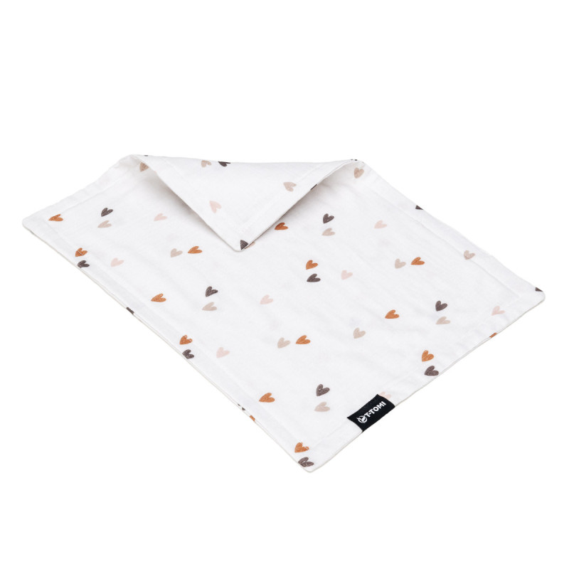 T-TOMI Mušelínová plena pod hlavičku Love