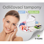 T-TOMI Odličovací tampony, sada jemný týden COLOUR + prací sáček