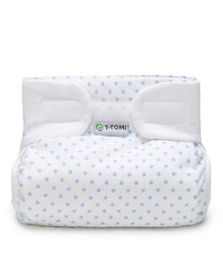 T-TOMI Ortopedické abdukční kalhotky - suchý zip Blue dots (3-6kg)