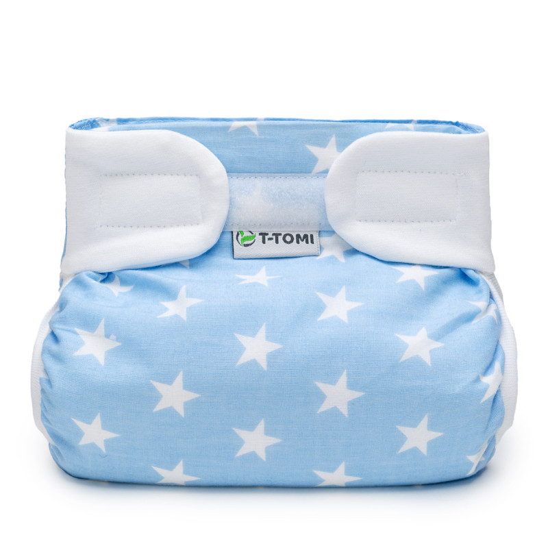 T-TOMI Ortopedické abdukční kalhotky - suchý zip Blue stars (5-9kg)