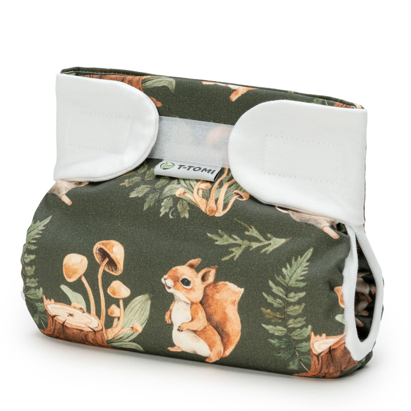 T-TOMI Ortopedické abdukční kalhotky - suchý zip Forest kingdom (3-6kg)