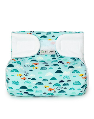 T-TOMI Ortopedické abdukční kalhotky - suchý zip Green sea (3-6kg)