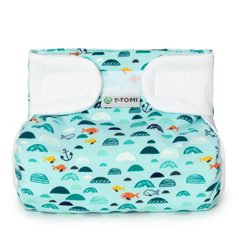 T-TOMI Ortopedické abdukční kalhotky - suchý zip Green sea (3-6kg)