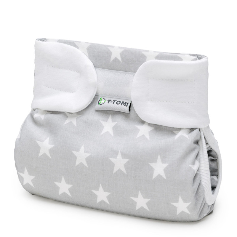 T-TOMI Ortopedické abdukční kalhotky PLUS - suchý zip Grey stars (5-9kg)