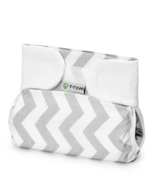 T-TOMI Ortopedické abdukční kalhotky - suchý zip Grey zig-zag (3-6kg)