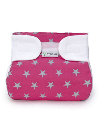 T-TOMI Ortopedické abdukční kalhotky - suchý zip Magenta (3-6kg)