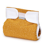 T-TOMI Ortopedické abdukční kalhotky - suchý zip Mustard (do 3kg)