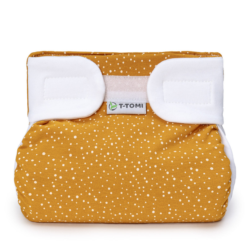 T-TOMI Ortopedické abdukční kalhotky - suchý zip Mustard (3-6kg)