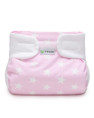 T-TOMI Ortopedické abdukční kalhotky - suchý zip Pink stars (3-6kg)