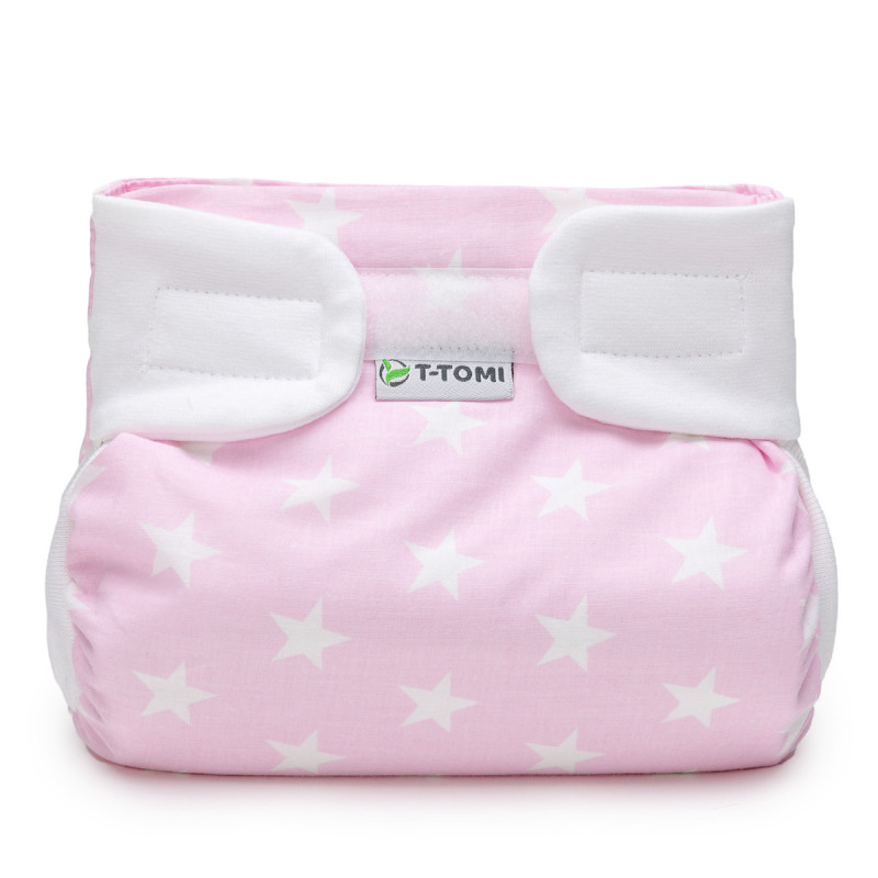 T-TOMI Ortopedické abdukční kalhotky - suchý zip Pink stars (3-6kg)