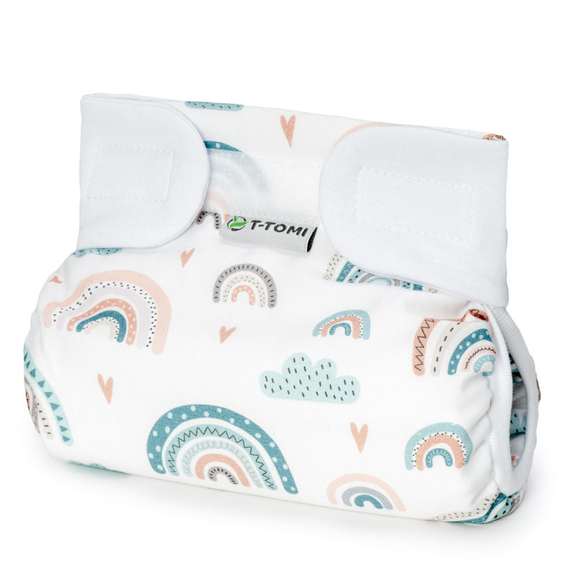 T-TOMI Ortopedické abdukční kalhotky - suchý zip Rainbow (do 3kg)