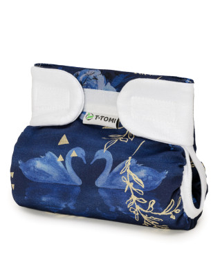 T-TOMI Ortopedické abdukční kalhotky - suchý zip Swan lake (5-9kg)