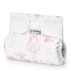 T-TOMI Ortopedické abdukční kalhotky - suchý zip Sweet bunnies (3-6kg)