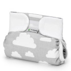 T-TOMI Ortopedické abdukční kalhotky - suchý zip White clouds (5-9kg)