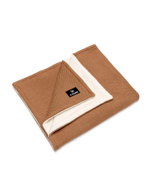 T-TOMI Pletená deka WARM Mocca waves