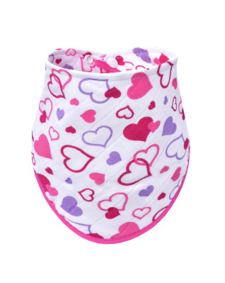 T-TOMI Bambusový slintáček Hearts