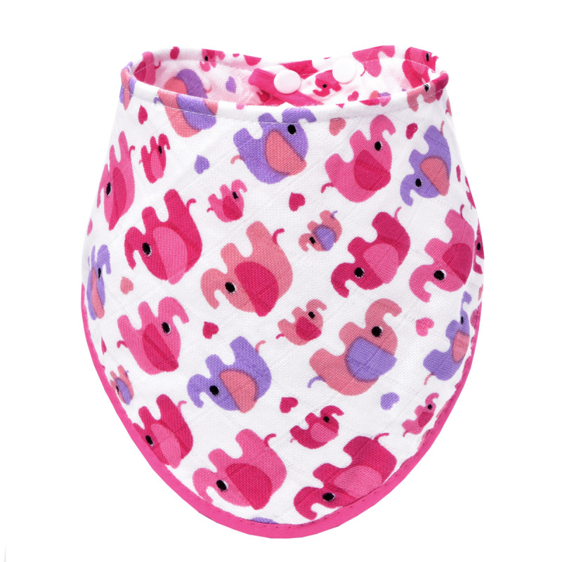 T-TOMI Bambusový slintáček Pink elephants