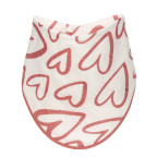 T-TOMI Bambusový slintáček Pink hearts