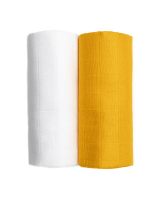 T-TOMI TETRA osušky EXCLUSIVE COLLECTION White + Mustard 